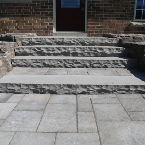 interlock stone steps