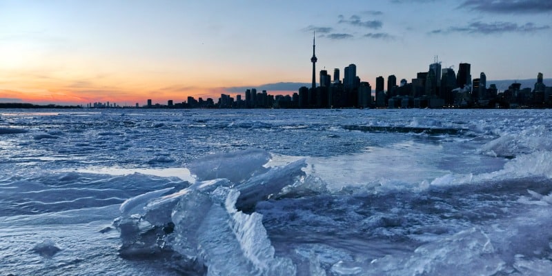 Toronto Skyline in the winter