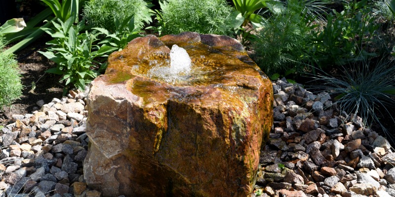 Water Feature in rock