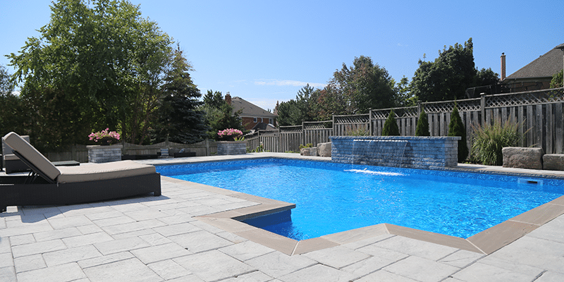 interlocking pavers around inground pool