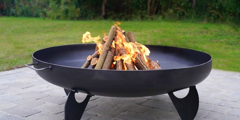 portable wood burning fire pit