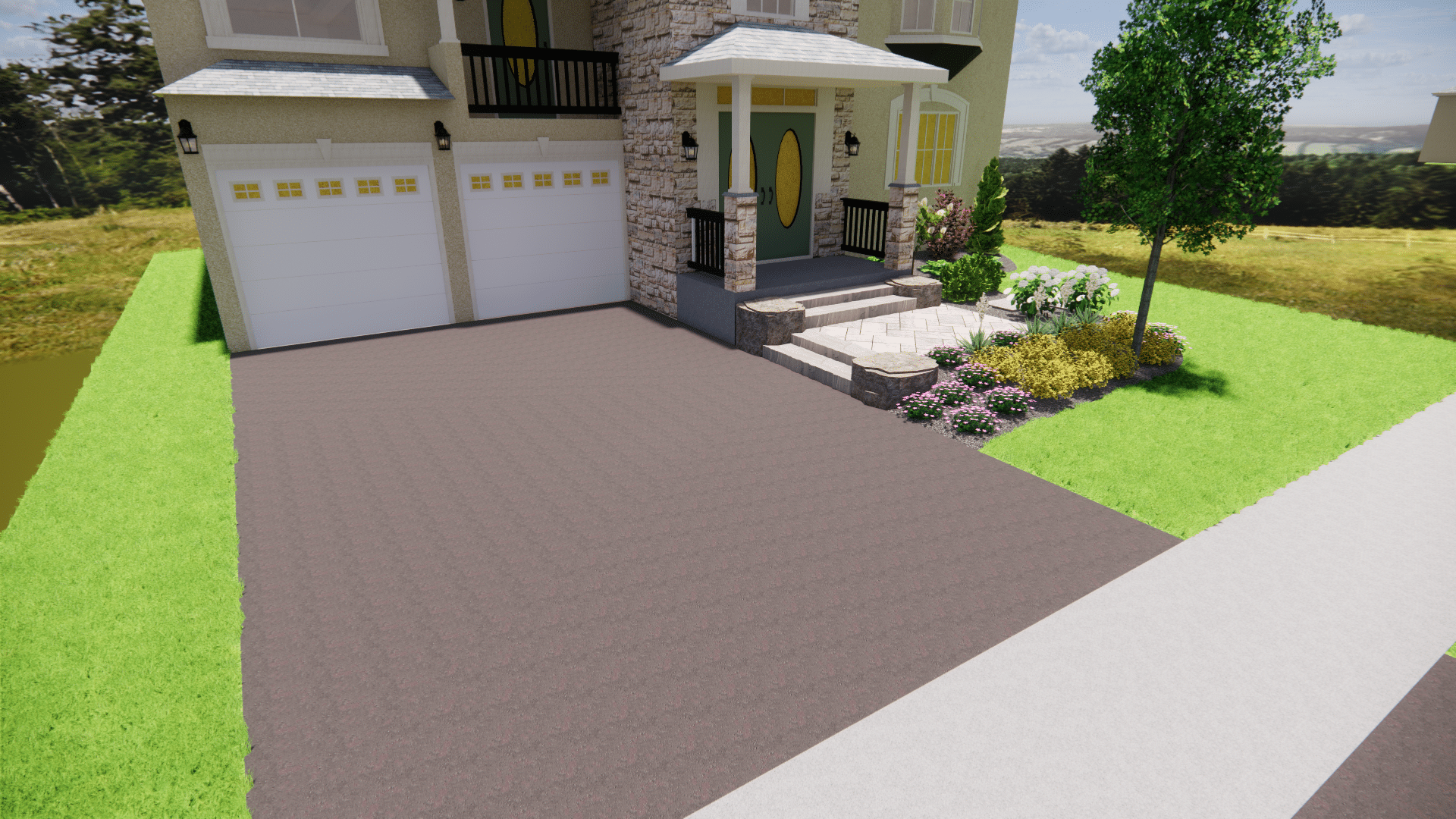 driveway and patio design